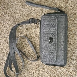 Lug Charcoal Crossbody Bag